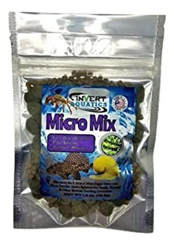 Micro Mix Dieta Mezclada Hundimiento Para Caracoles, Cama