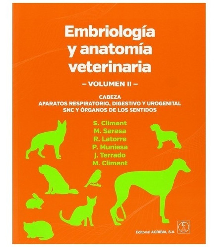 Climent: Embriología Y Anatomía Veterinaria 2