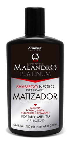  Malandro Platinum Shampoo Matizador 450 Ml