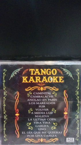 Cd Varios Tango Karaoke Musicanoba Tech Cg