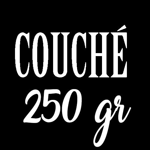 Papel Couchè Brillante 250 Gr. Resma 100 Hojas Tamaño Carta