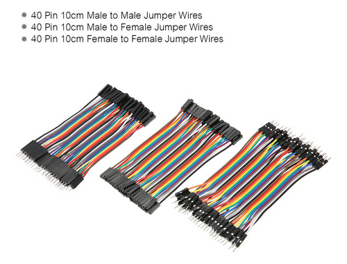Kit De Cables Planos Breadboard Jumper Wires, 240 Piezas