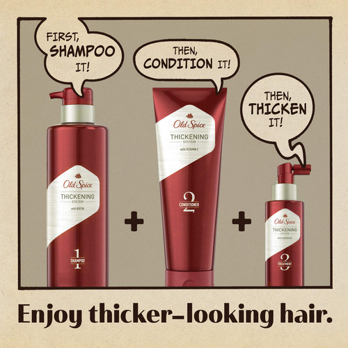 Tratamiento Para Engrosar El Cabello Old Spice Step 3 Para H