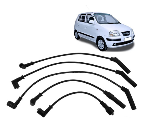 Cables De Bujia Para Hyundai Atos 1.0 Gls 12v  Mot G4hc 