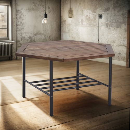 Azwpeahexctdb Auckland - Mesa De Café Hexagonal Exteri...