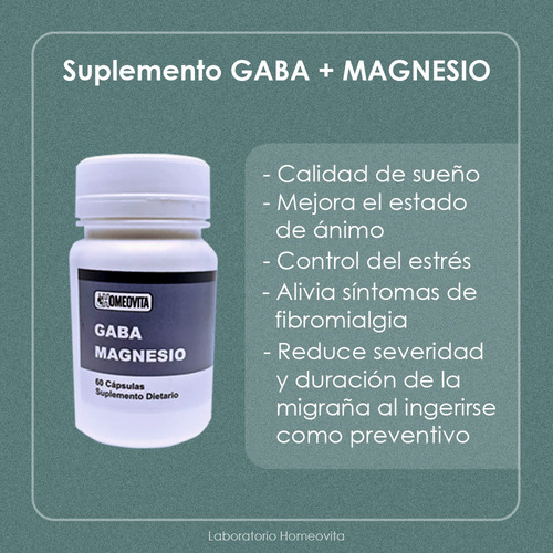 Gaba + Magnesio - Suplemento Nutricional