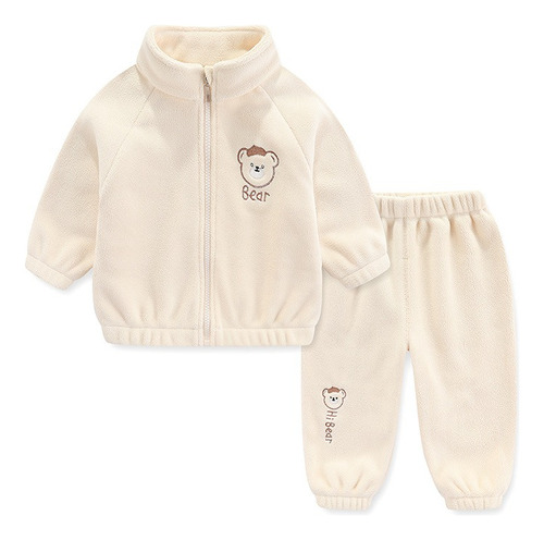 Conjuntos Infantiles Otoño Invierno Plush Casual Set