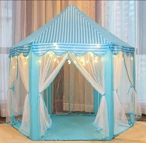 Carpa Casa Castillo Para Niñas Princesas Con Luces