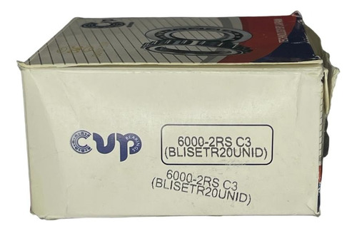 Rodamiento De Bolas 6000 2rsc3 Marca Cvp