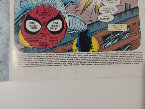 Comic. Las Historias Jamás Contadas De Spider-man. (Usado)