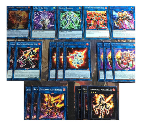 Lote Deck Baraja Salamangreat Yu-gi-oh! Original Konami