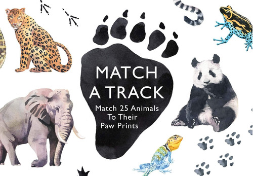 Libro: Match A Track: Match 25 Animals To Their Paw Prints