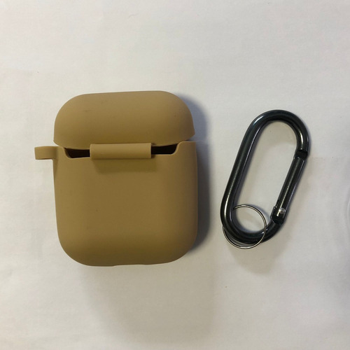 Funda Case Protector Beige Nike Para AirPods Gen 1 Y 2