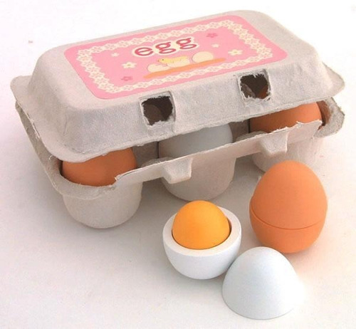 Juego Para Cocinar Huevos De Madera Cadaques Kids