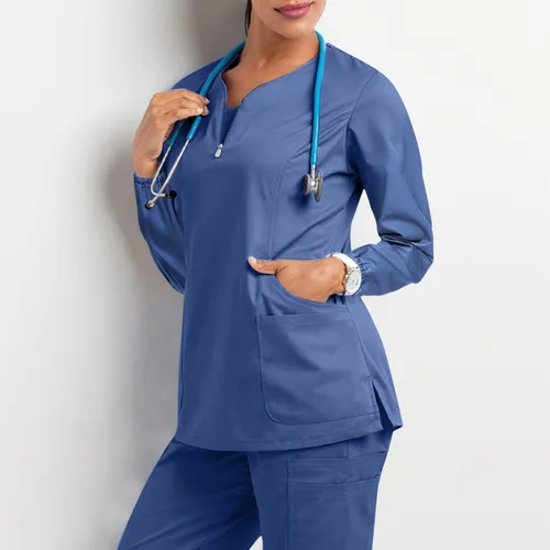 Blusas de enfermera mujer new arrivals