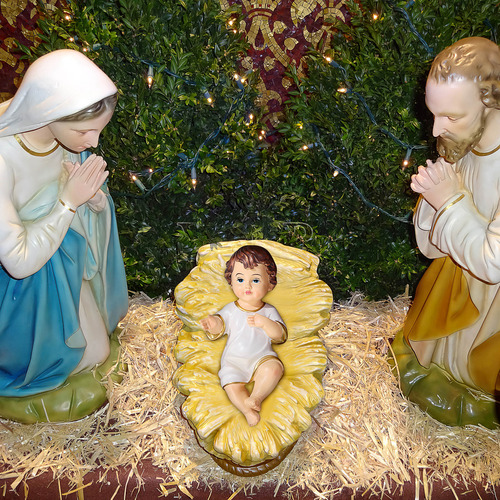 Miniestatua De Jesús Con Forma De Bebé, 1 Pieza, Adorno De S