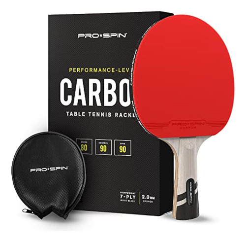 Pro-spin Ping Pong Paddle - Carbon Fiber Table