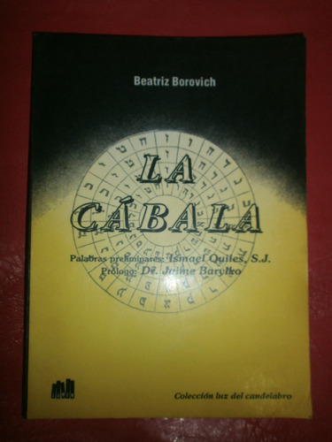 La Cábala - Borovich Ed. Lumen Colección Luz Del Candelabro