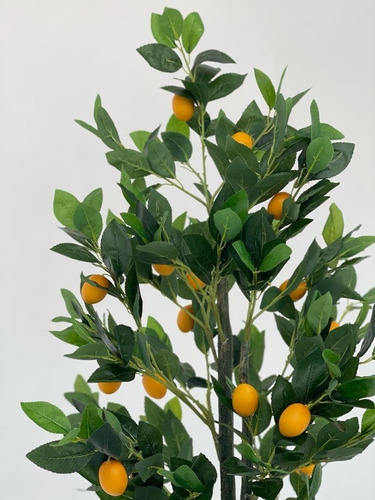 Planta Artificial Arbol Del Limón Con Frutos 180 Cm 