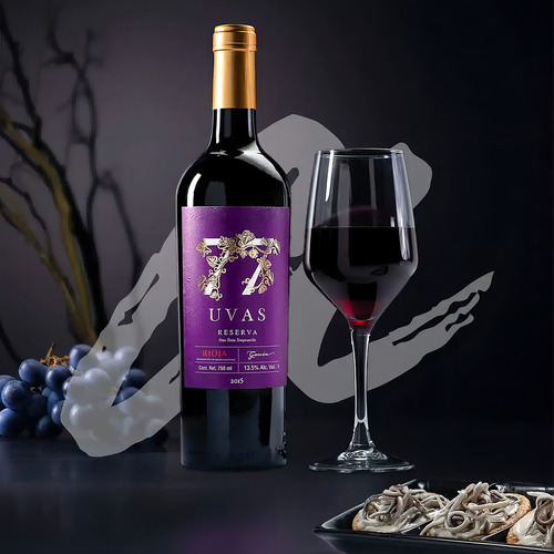 Pack De 2 Vino Tinto 77 Uvas Reserva Tempranillo 13.5º 750 M