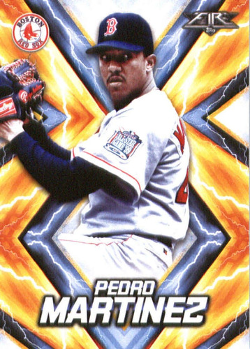 2017 Topps Fire 45 Pedro Martinez Boston Red Sox Tarjeta Com