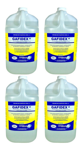 Gafidex 16 Litros Solución Esterilizante Glutaraldehido 2%