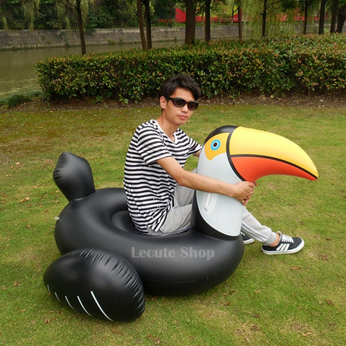 Tucan Gigante Inflable Salvavidas Alberca Flotador Playa Mar