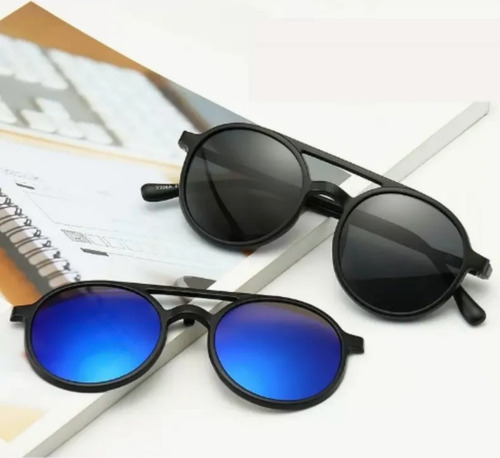 Lentes Armazón Clip 6 En 1 Magnético Para Graduar 2309a