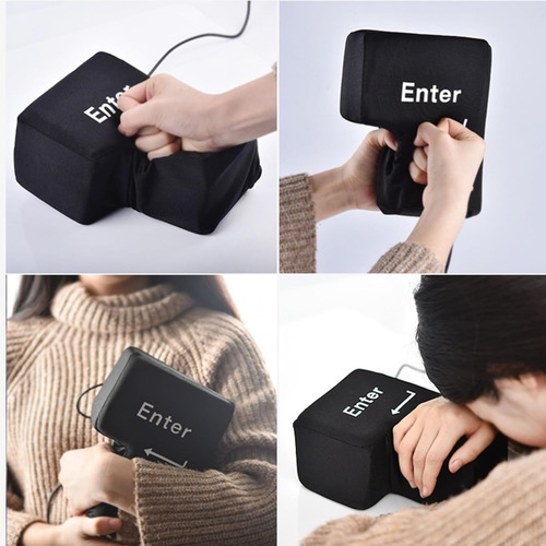 Boton Enter Anti Estres - Grande Botón Entrada Usb Almohada