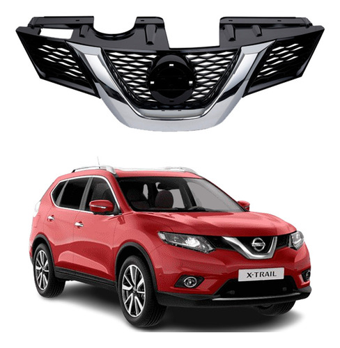 Parrilla Nissan Xtrail X-trail 2015 2016 2017 F/cromo Negro