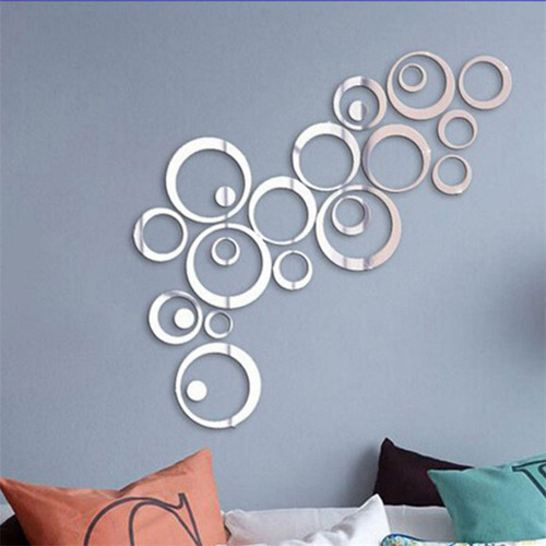 . Juego De 24 Pegatinas De Acrílico Para Pared Con Espejo