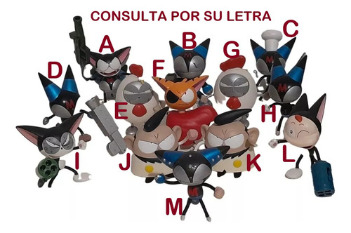 Figuras Cyborg Kurochan Tomy'99 Piezas Armas Intercambiables