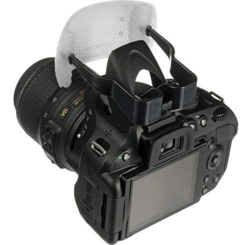 1 Difusor Para Flash Montado En Cámara Fotografia 3 Domos