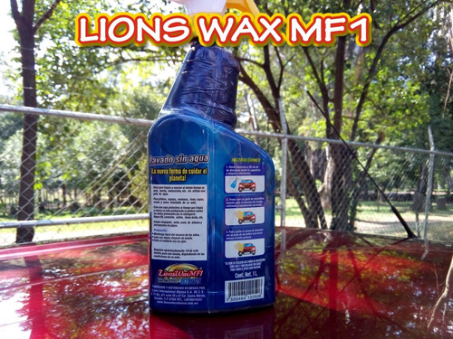 Lion Wax Mf1 Ultimate, Lavado En Seco, Limpiador De Autos