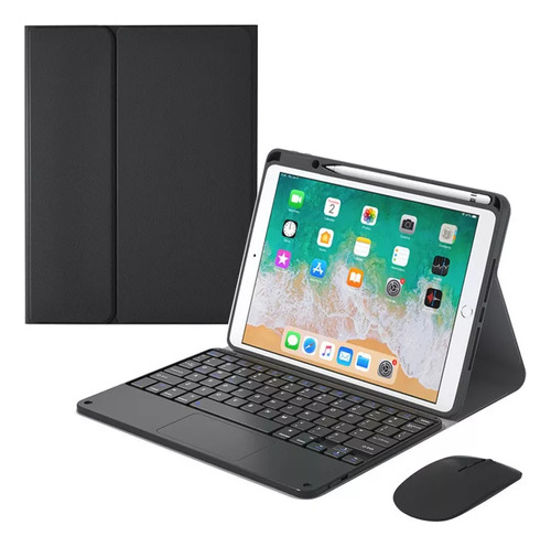 Funda Táctil Con Teclado Y Ratón Para iPad iPad 10.2 Novena