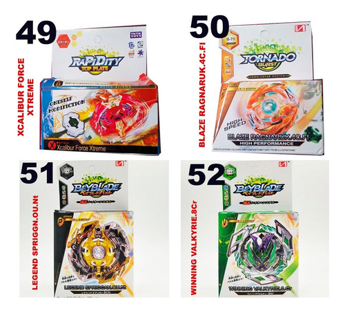 Beyblade Set De 11 Pz (Usado)