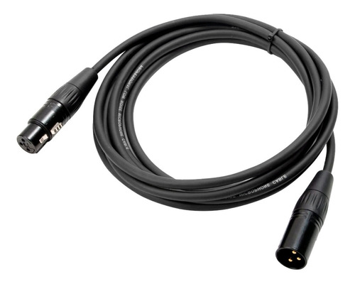 Cable Para Microfono Xlr Canon Canon 6 Metros La Roca