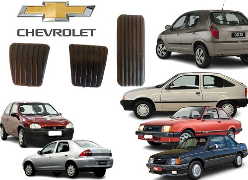 Imagem 10 de 10 de Capa Pedal Acelerador Freio Embreagem Chevette Monza Corsa