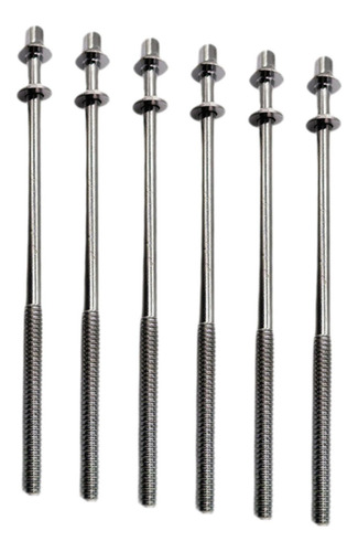 6x Varillas De Tensión De Tambor Tornillos De M5x110mm