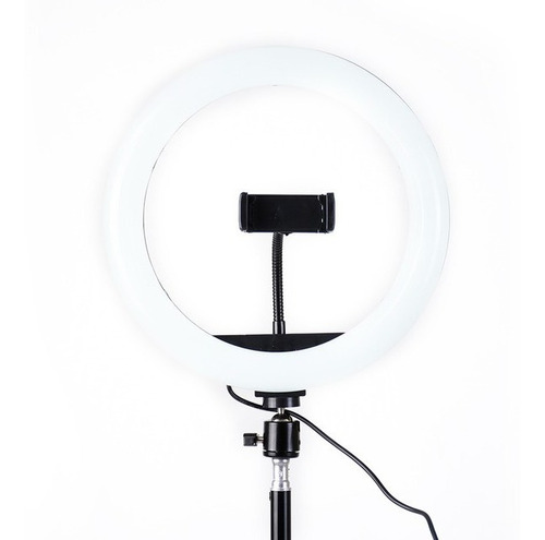 Imagen 4 de 9 de Aro Led 26 Cm Usb Rgb Para Celular + Trípode