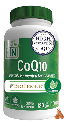 Coq10 100mg 60 Softgels - Suplemento Nutricional