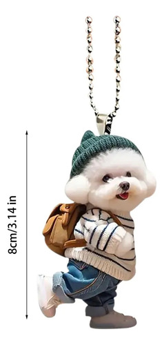 Mochila Con Colgante De Acrílico De Doble Cara D 2d Puppy