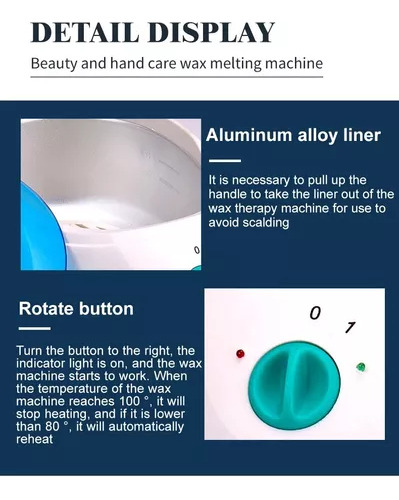 Máquina De Terapia De Cera De Belleza Para Uñas Y Manos
