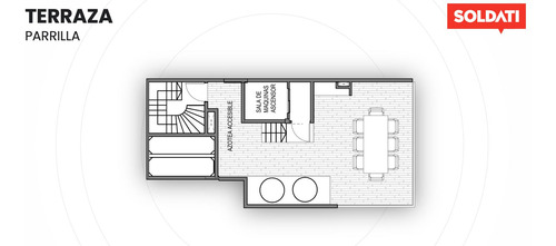 Departamento 2 Ambientes - Gavilan, Flores