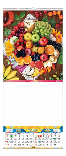 100 Calendario Len Varilla Mediano N Imagen + Santoral Anli