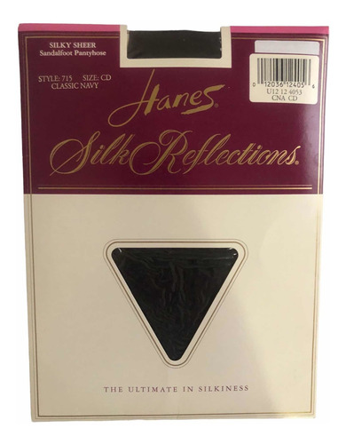 Pantimedias Hanes Silk Reflections. Sandalia. Talla C. D.