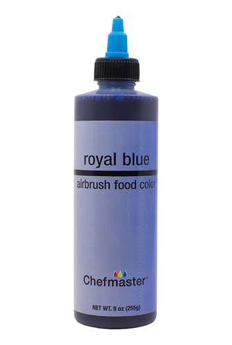 Chefmaster - Azul Real / Royal Blue Airbrush 9 Oz (255g)