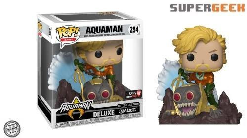 Figura de acción  Funko Aquaman Aquaman Deluxe Jim Lee DC Collection - Gamestop Exclusive de Funko Pop! Heroes