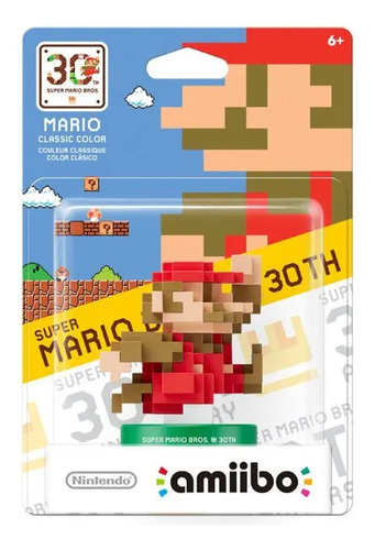 Nintendo Amiibo Aniversario30 Super Mario Bros Mario Clásico