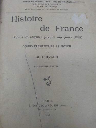Histoire De France - Jean Guiraud
